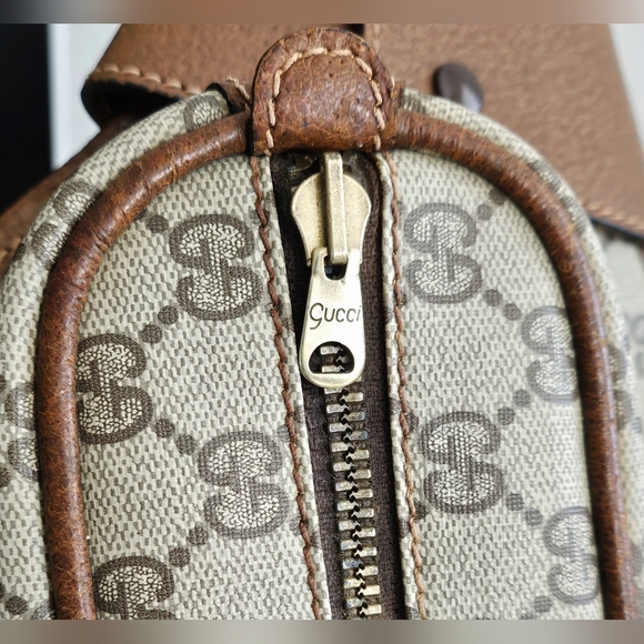 Gucci Vintage GG Supreme Coated Canvas Tennis Racket Case - Picture 9 of 10